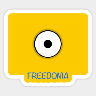 MINI YELLOW FREE Sticker